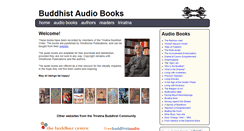 Desktop Screenshot of buddhistaudiobooks.com